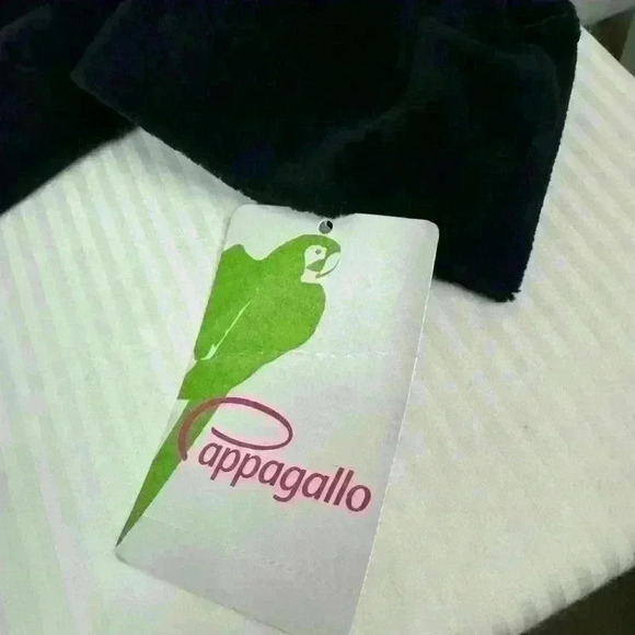 NWT Cappagallo soft black velour Y2K athleisure light crew sweatshirt size XL - Picture 6 of 10